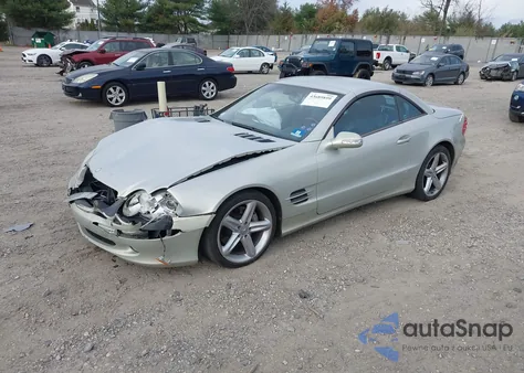 2003 Mercedes-Benz Sl 500 from USA, damaged, VIN WDBSK75F13F009718